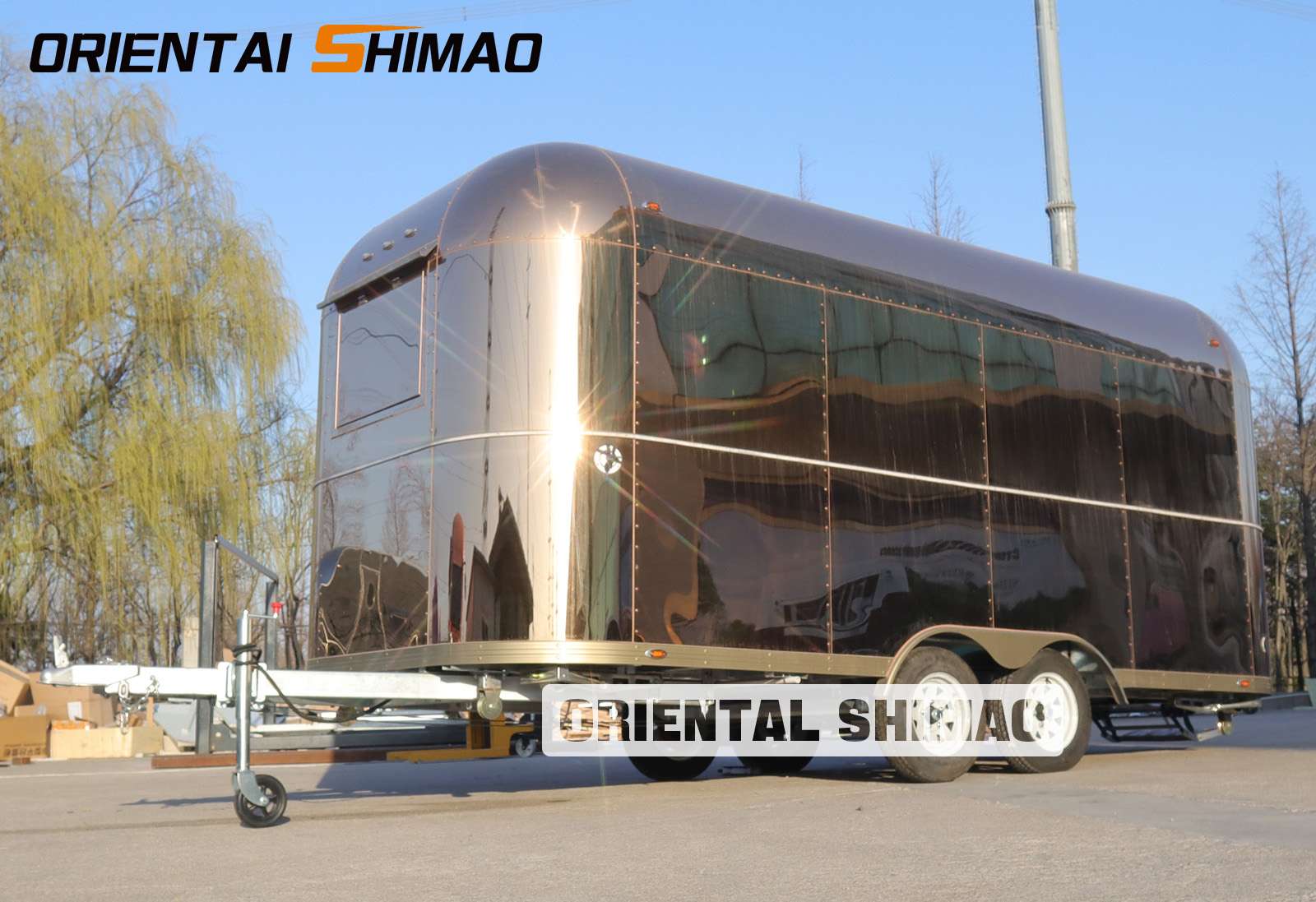 Luxusstart: Roségold Edelstahl Breeze Food Truck