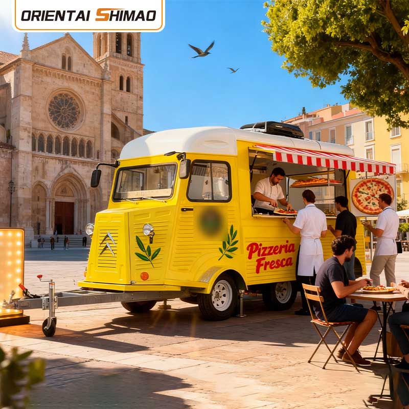 Coffee Shop Coffee Truck Mobiler Kaffeeanhänger Fast Food Food Trailer Food Truck