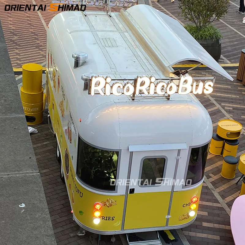 Straßen-Airstream-Food-Trailer